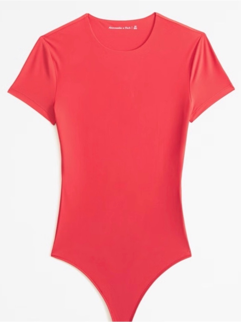 Abercrombie & Fitch Red Short Sleeve Bodysuit